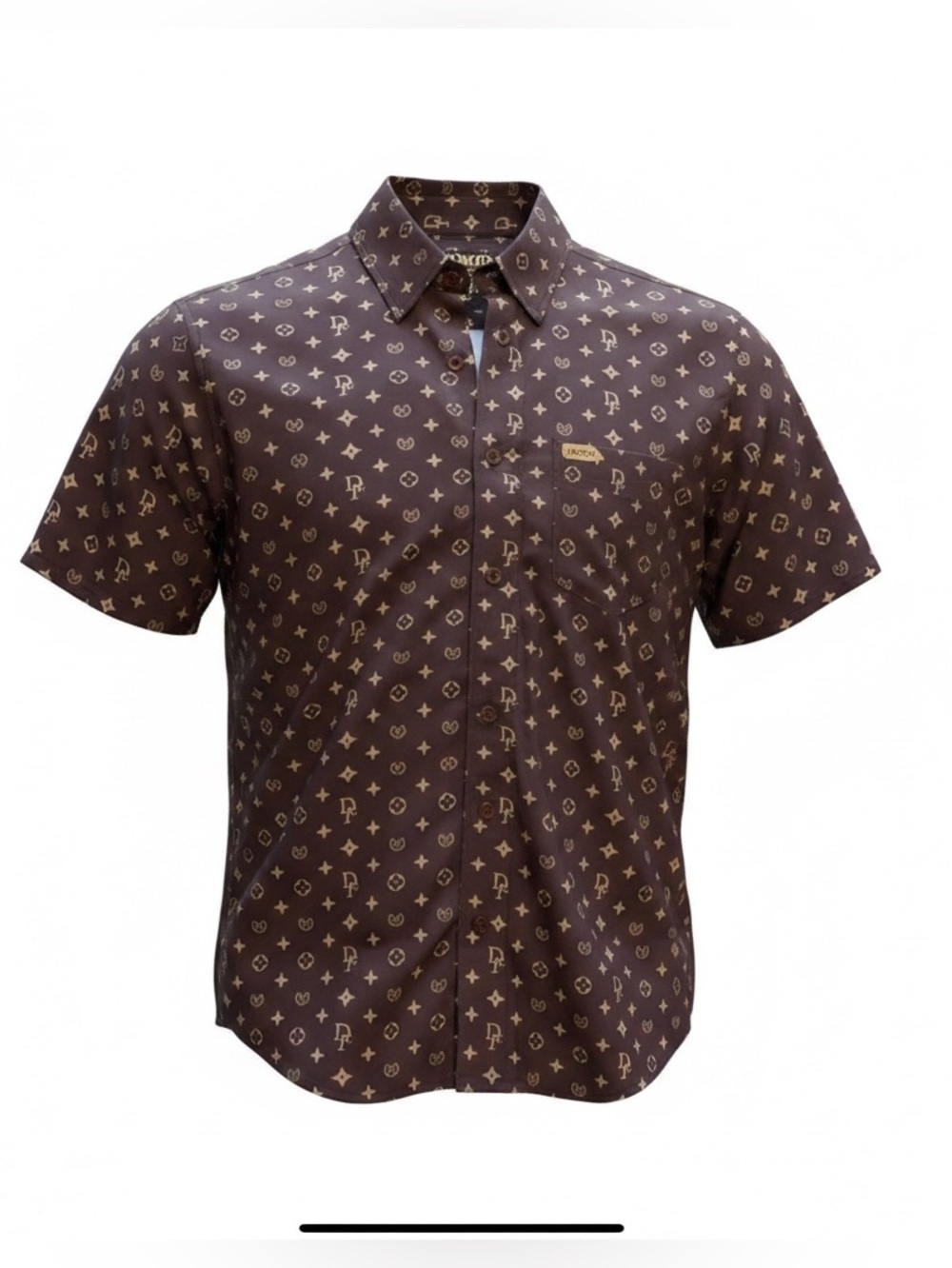 Dixxon Brown The Bougie Button Down Shirt L